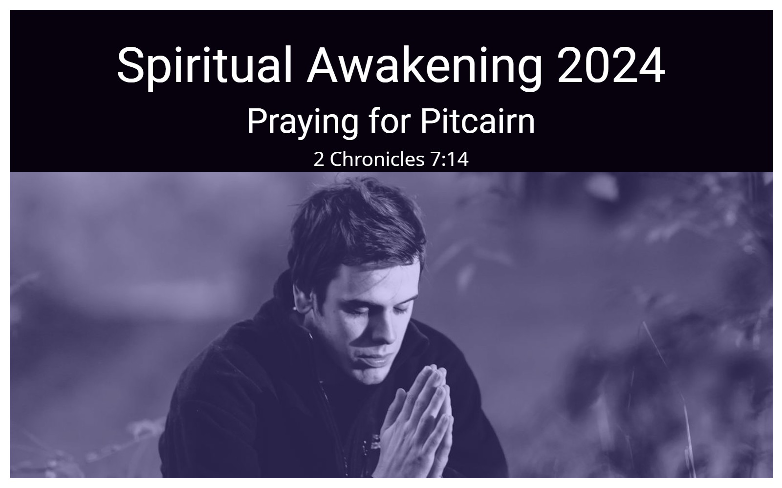 Spiritual Awakening Praying for Pitcairn